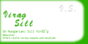 virag sill business card